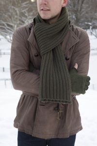 как носить шарф мужской