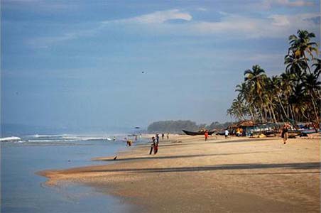 туристические достопримечательности Гоа Colva Beach