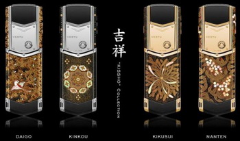 Vertu представил новую коллекцию телефонов Signature Kissho